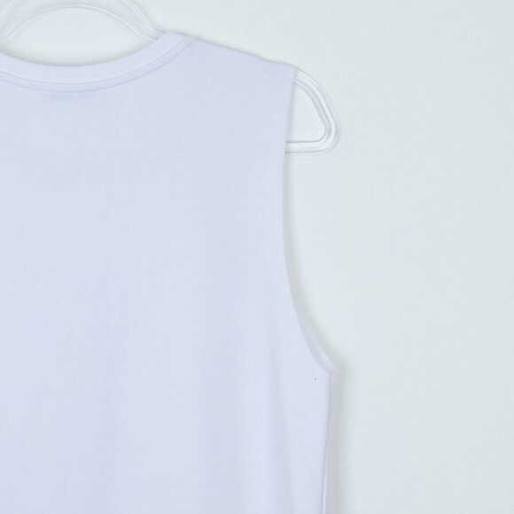 Zara Sleeveless Ruffle Hem Shift Dress Size Medium - Picture 7 of 7